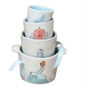 RAE DUNN Disney Cinderella Measuring Cups Castle Pumpkin Carriage Slipper